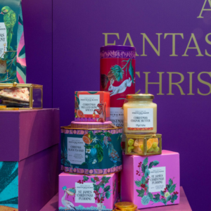 Christmas gifting at Fortnum and Mason at St. Pancras International