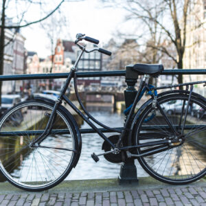 Bike-by-the-Canal- Amsterdam