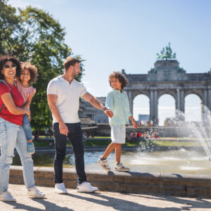 Family in Brussels, Belgium