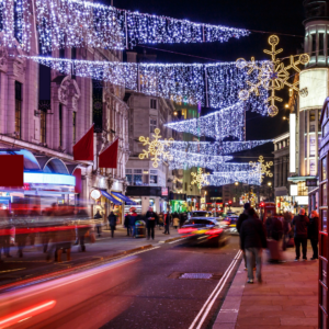 London Christmas lights