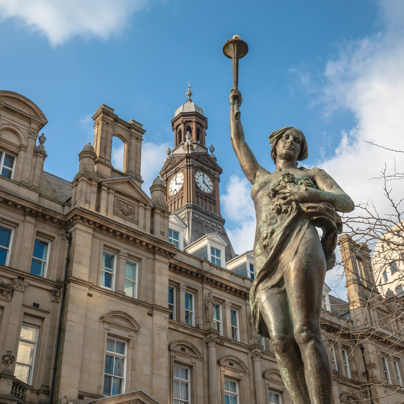 City Square, Leeds city centre.